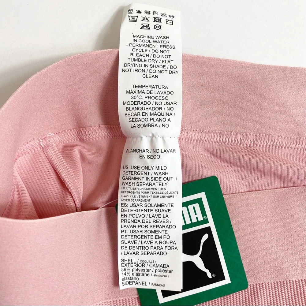 Puma Pink Knee-Length Pencil Skirt for Casual Wear Outings Sports Outerwear S